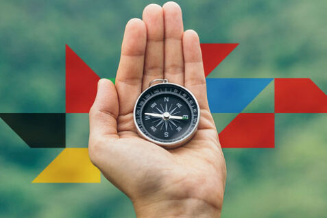 a compass